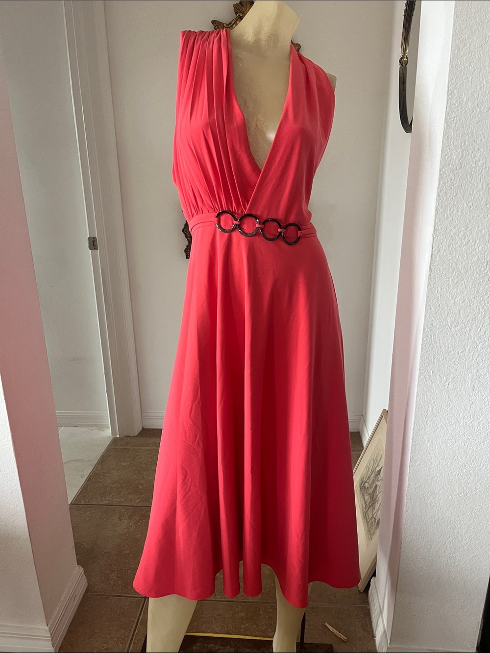 BNWT Halston Heritage Coral Dress